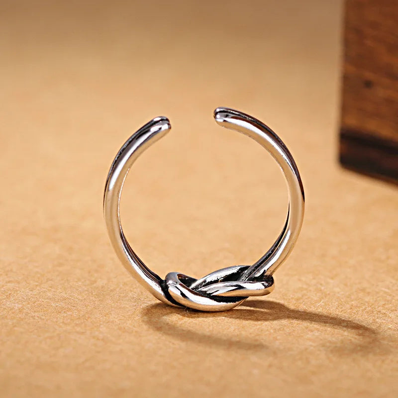 Freyja's Knot Ring – Viking Design in 925 Sterling Silver