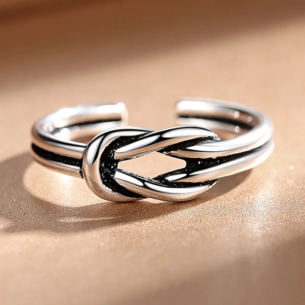Freyja's Knot Ring – Viking Design in 925 Sterling Silver