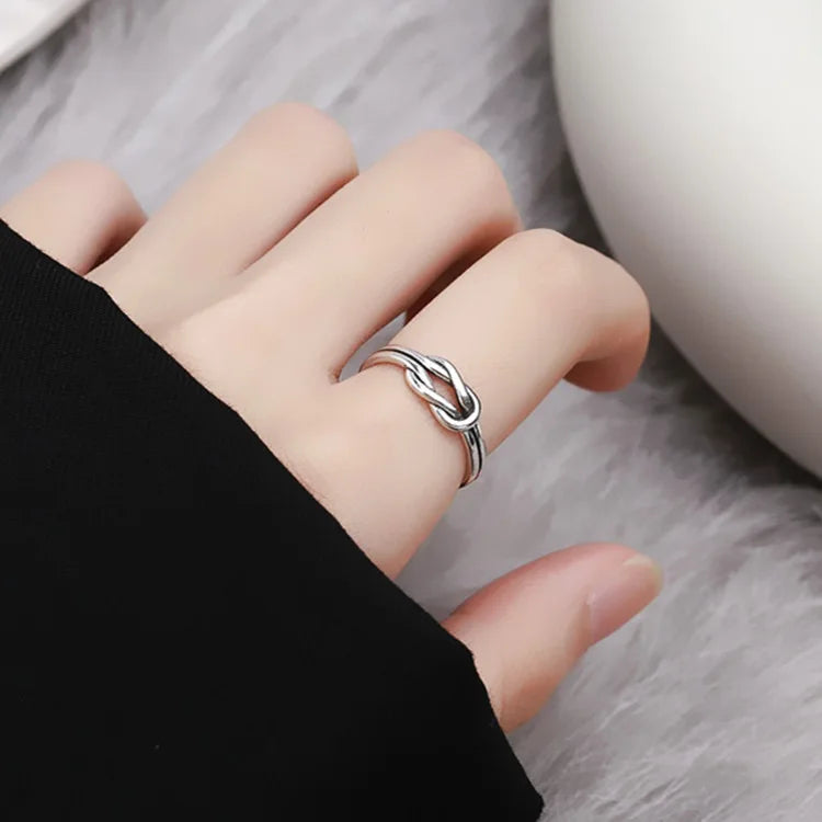 Freyja's Knot Ring – Viking Design in 925 Sterling Silver