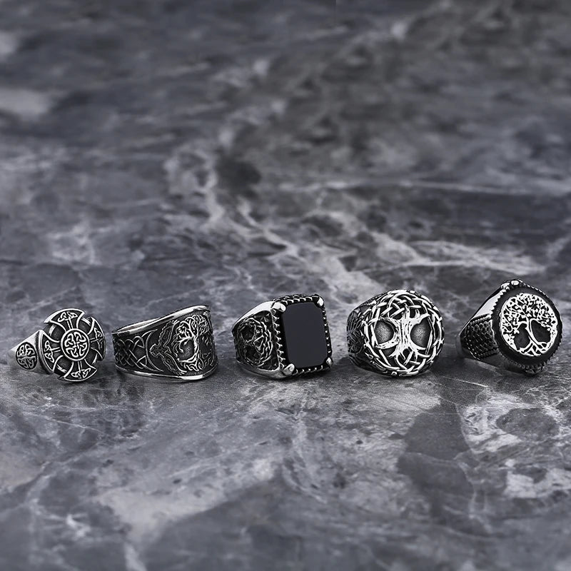 Bague Chevalière Viking Croix Celtique