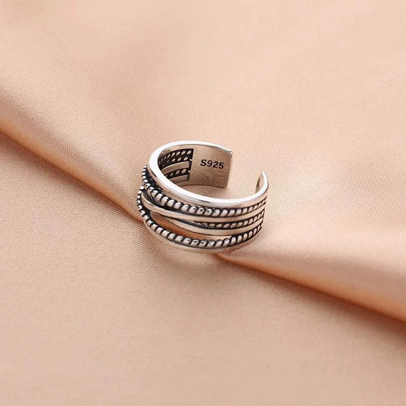 “Rings of Skadi” Ring – Viking Design in 925 Sterling Silver