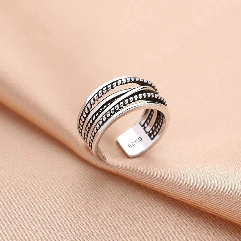 “Rings of Skadi” Ring – Viking Design in 925 Sterling Silver