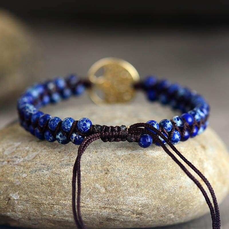 Bracelet Yggdrasil Bleu