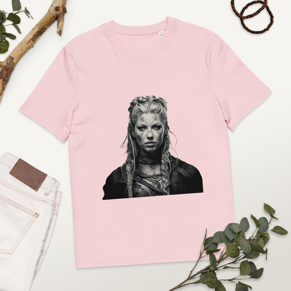 T-shirt rose Lagertha avec accessoires