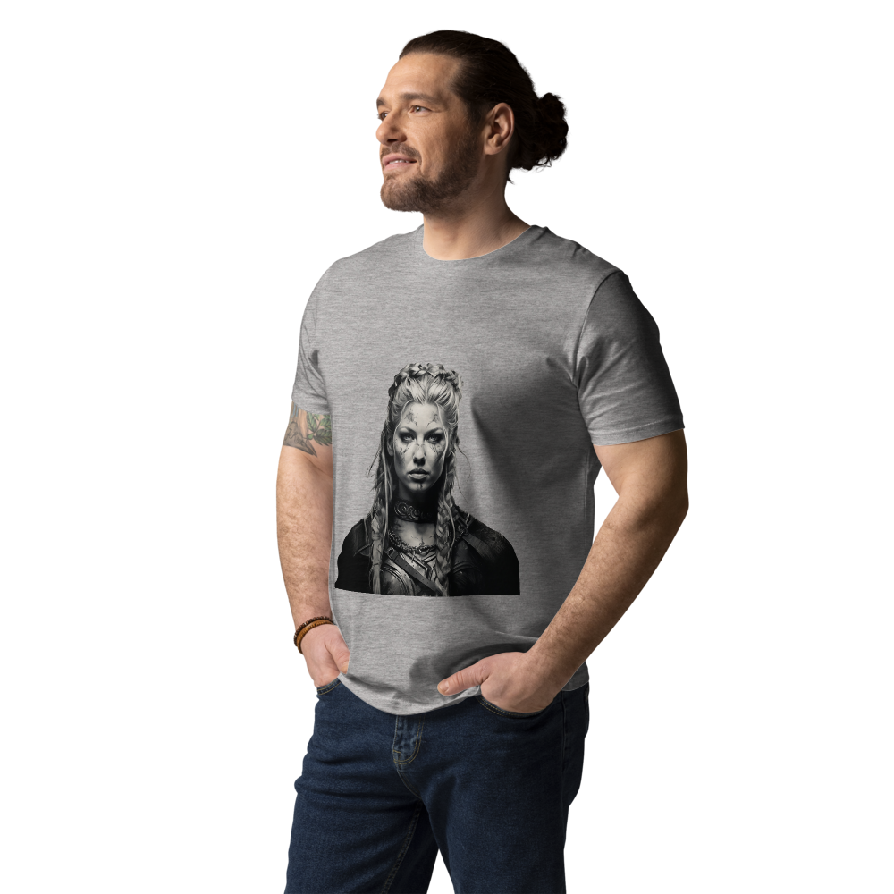 T-shirt gris Lagertha porté par un homme