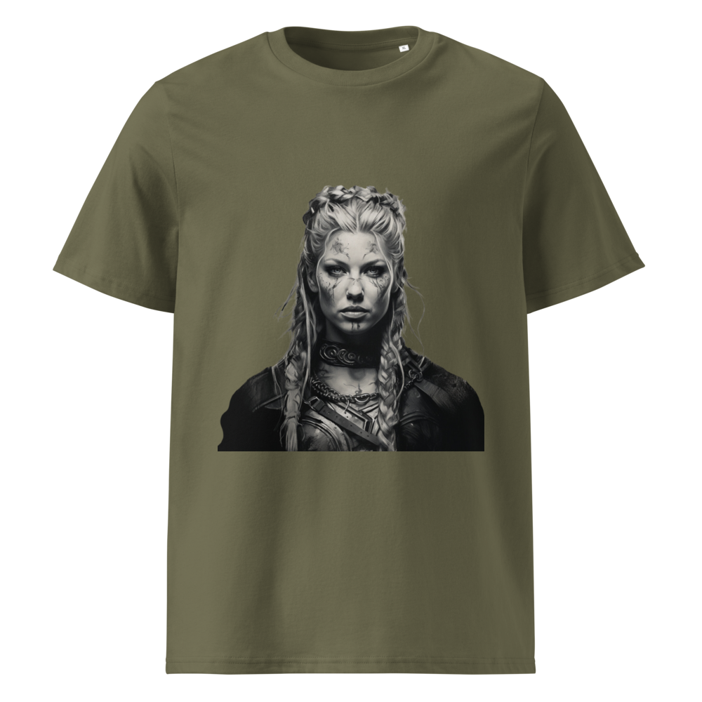 T-shirt vert Lagertha, style viking