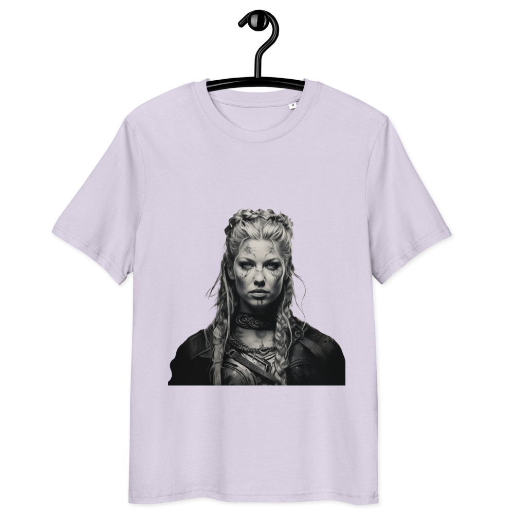 T-shirt lilas Lagertha sur cintre