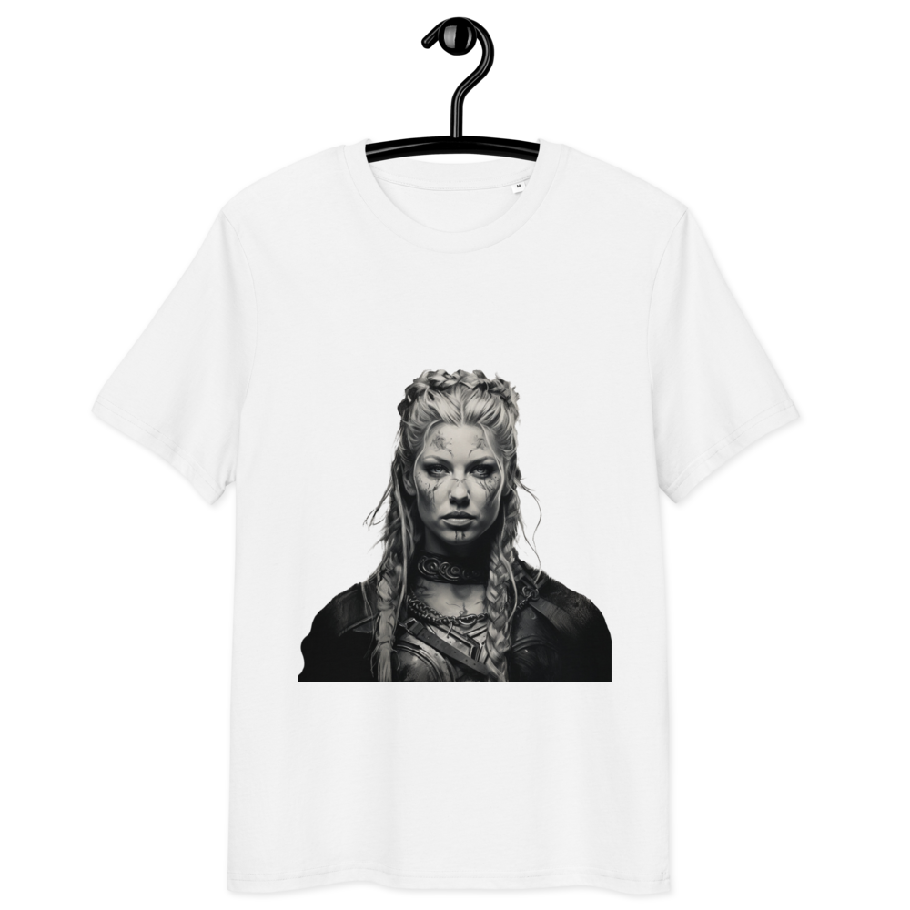 T-shirt blanc Lagertha sur cintre