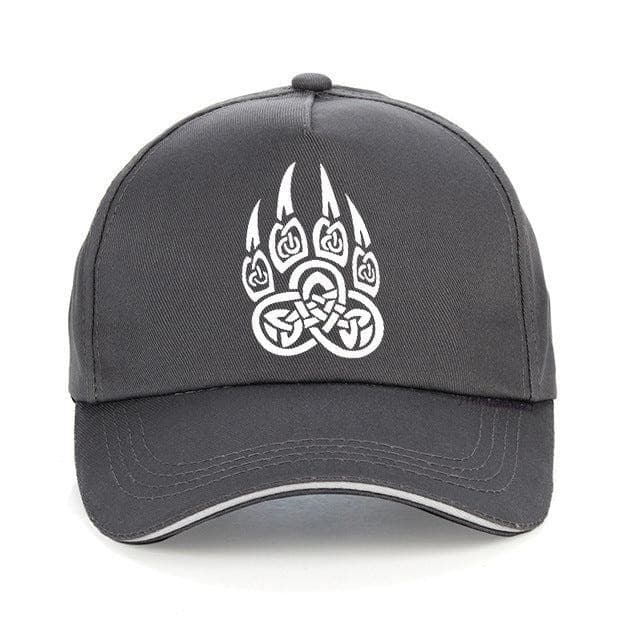 Casquette Viking Patte d'Ours Grise