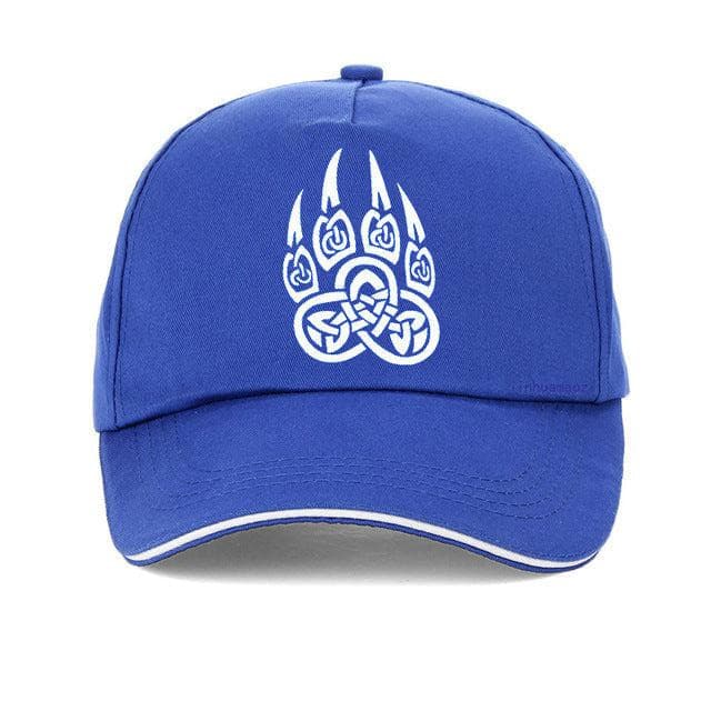 Casquette Viking Patte d'Ours Bleue