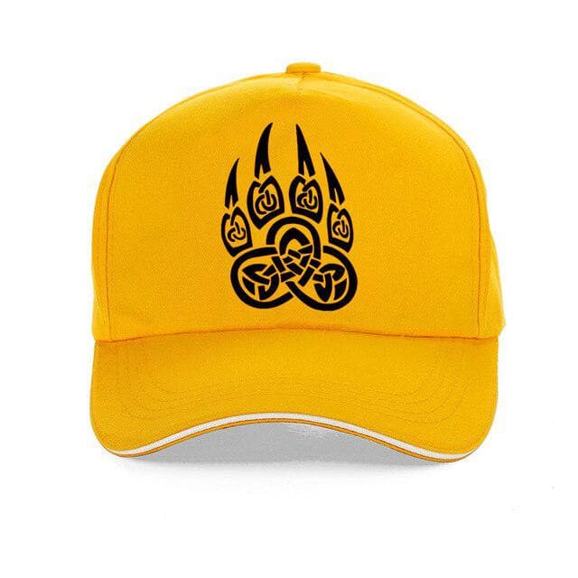 Casquette Viking Patte d'Ours Jaune