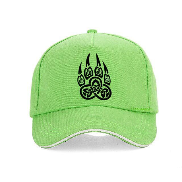 Casquette Viking Patte d'Ours Verte