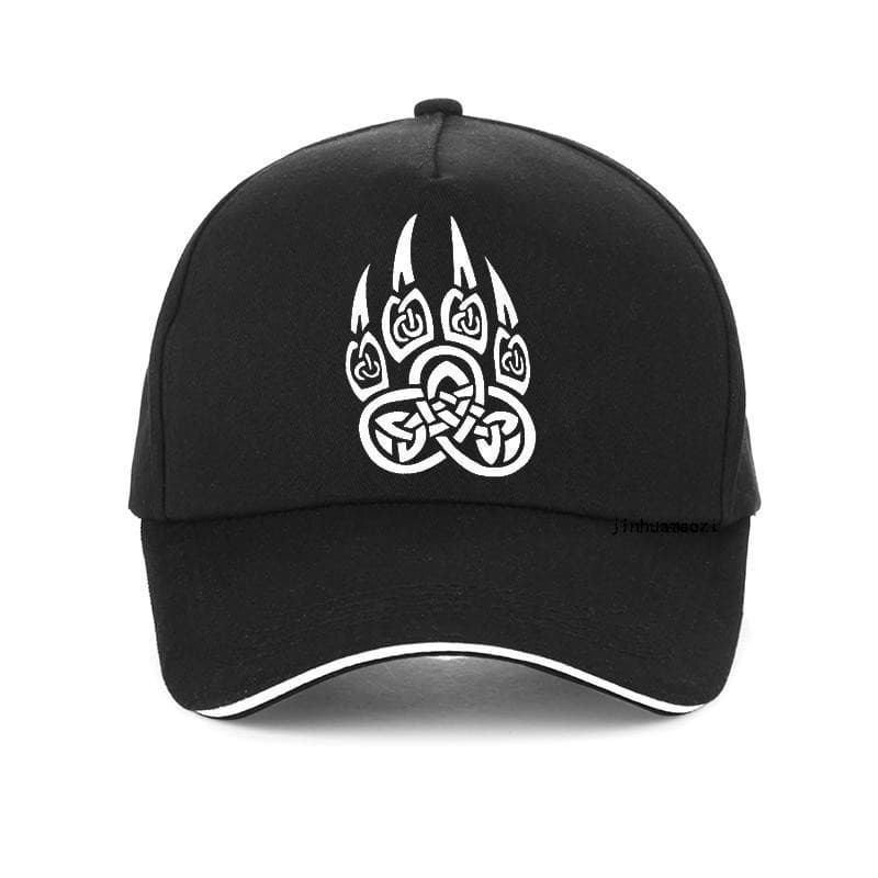 Casquette Viking Patte d'Ours Noire