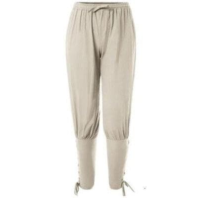 Pantalon Viking Renaissance de Ragnar crème