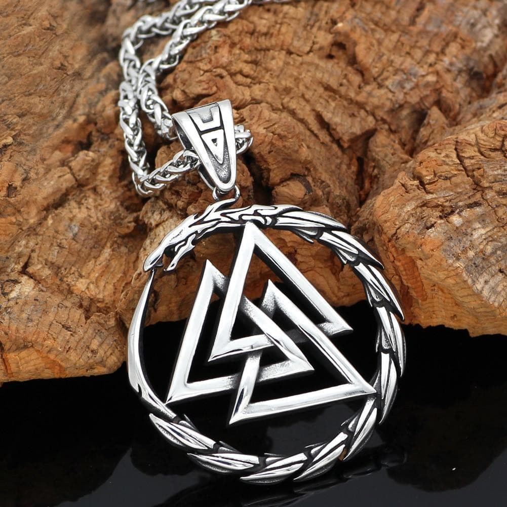 Pendentif Dragon Valknut.