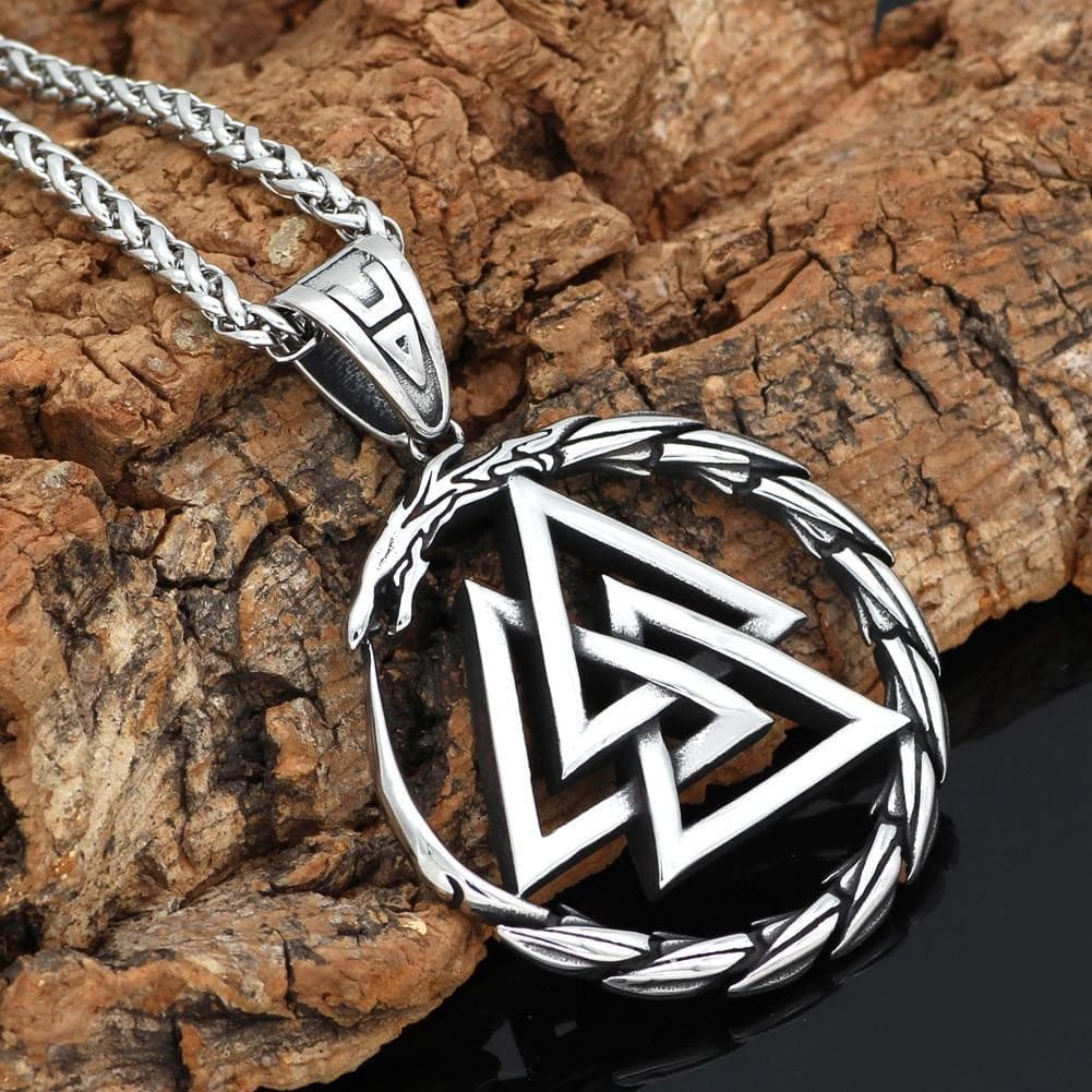 Pendentif Dragon Valknut.