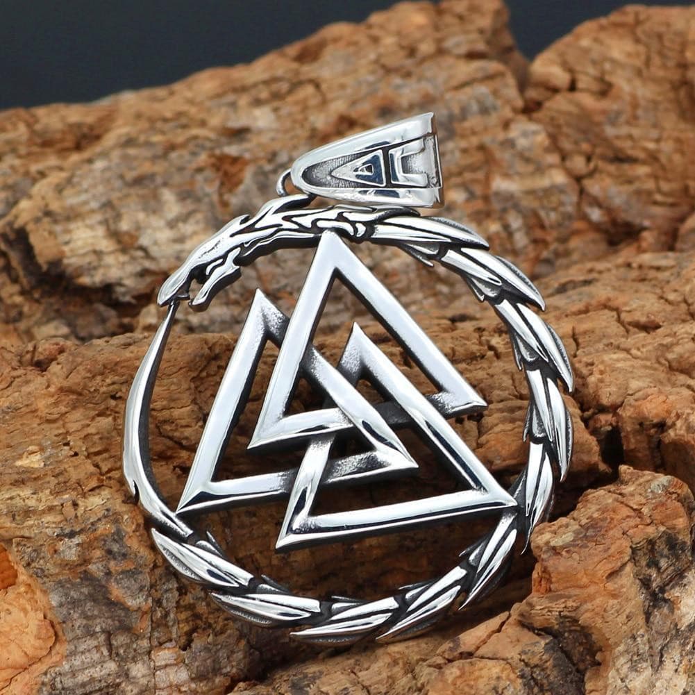 Pendentif Dragon Valknut.