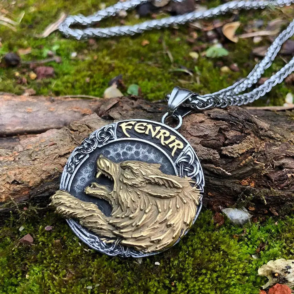 Pendentif Fenrir Loup