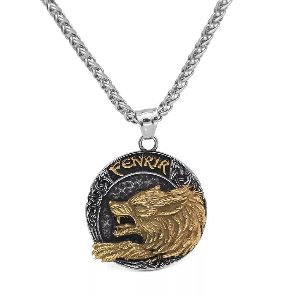 Pendentif Fenrir Loup