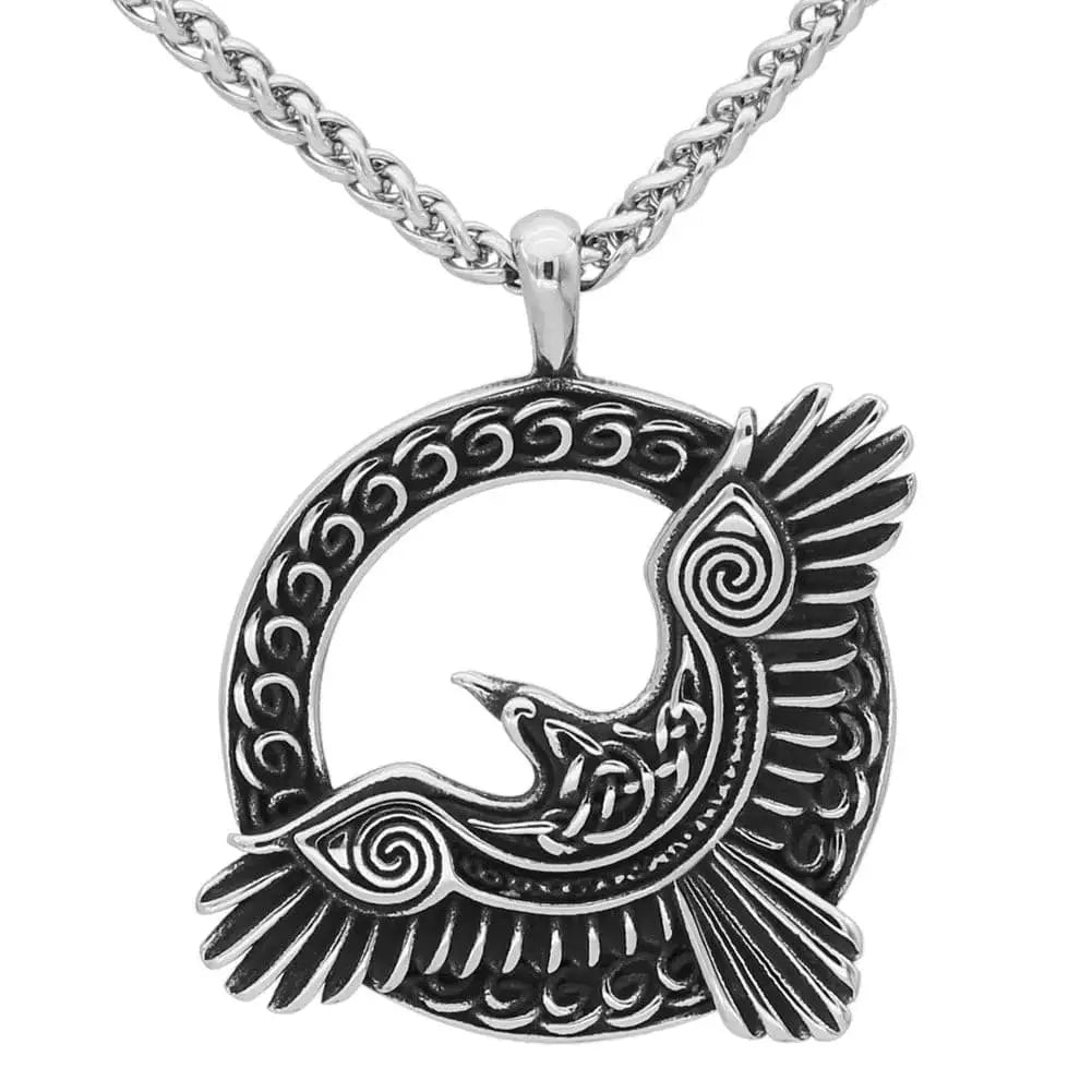 Pendentif Corbeau Huginn