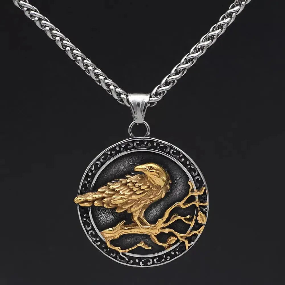 Pendentif Corbeau Viking