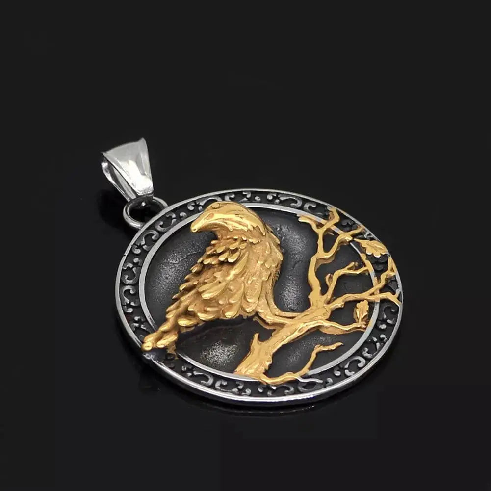 Pendentif Corbeau Viking