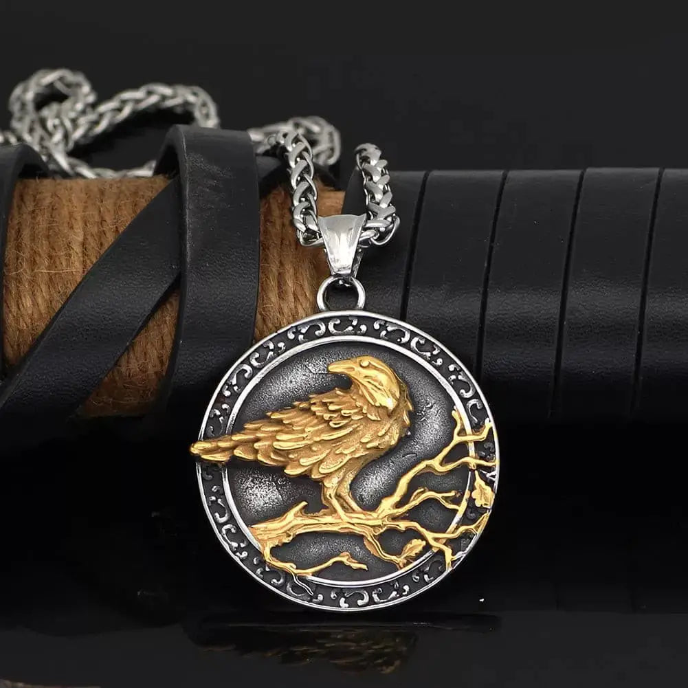 Pendentif Corbeau Viking