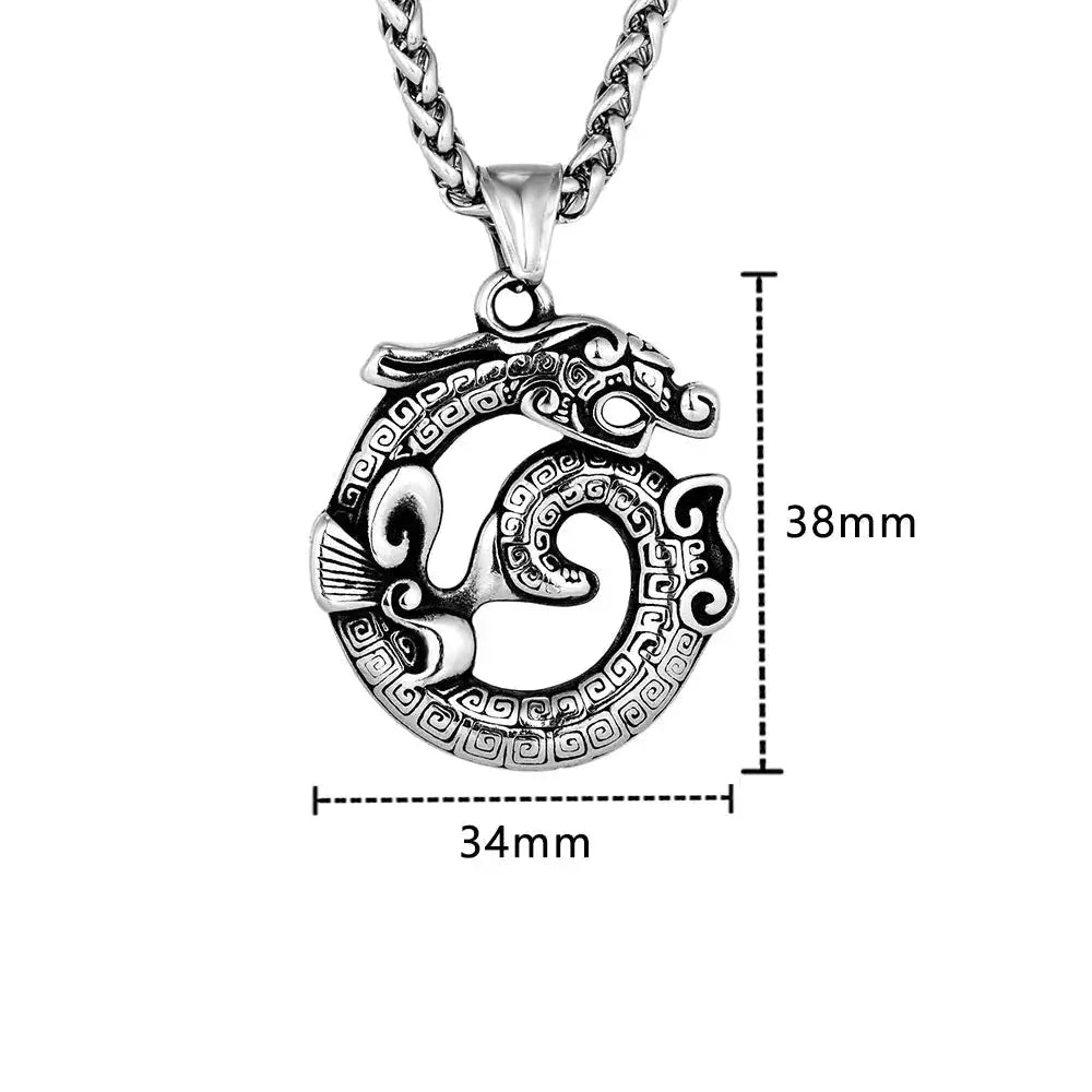 Collier Dragon Nordique Vibasin