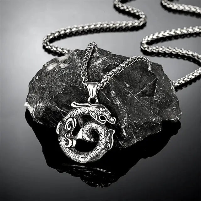 Collier Dragon Nordique Vibasin